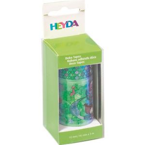 Tasiemki dekoracyjne Heyda z klejem 2szt, Syrenka